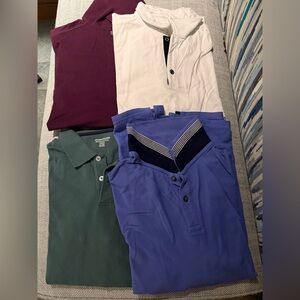 Set of men’s polos